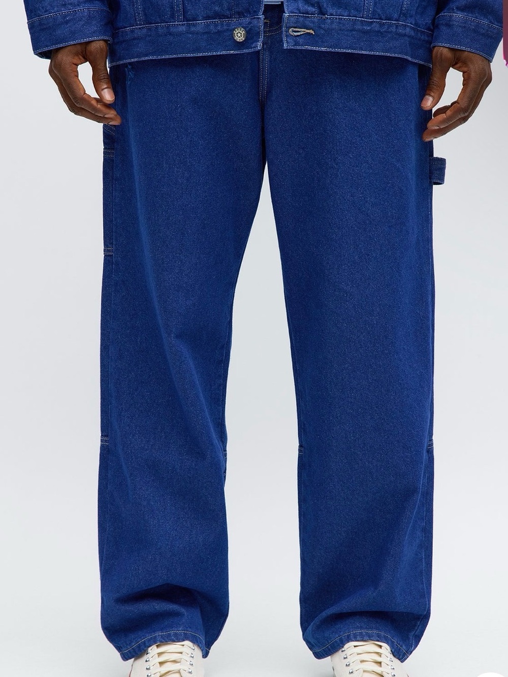 South Pole baggy contrast stitch back hit jeans